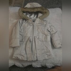 Baby Girls Size 6-12 Mth OLD NAVY  Hooded Coat Jacket